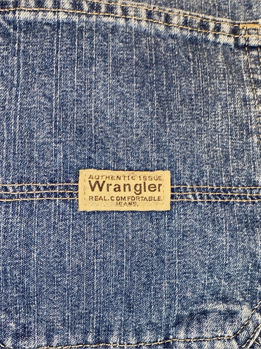 Wrangler Carpenter Denim Jorts Men’s Size 38 Summer Jean Shorts Faded - Picture 3 of 8